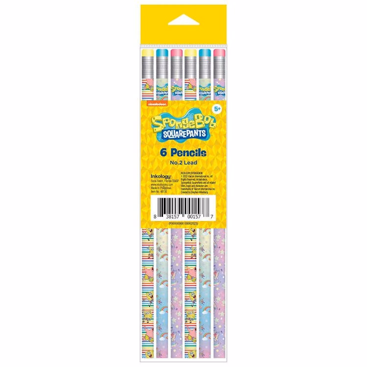SpongeBob Pencils - 6 Pack