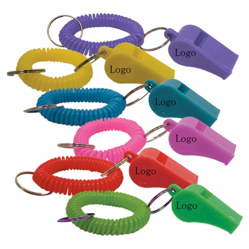 Whistle with Coil Wristband