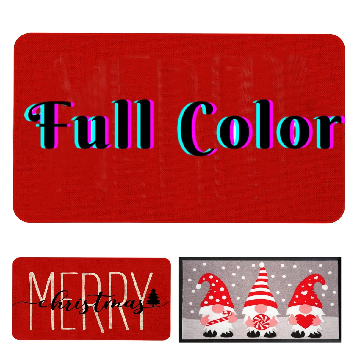 Customized Logo Floor Mat Non Slip Doormat (23.7"Lx15.8"W) 1