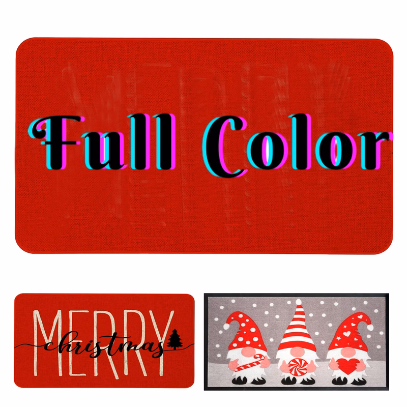 Customized Logo Floor Mat Non Slip Doormat (23.7"Lx15.8"W)