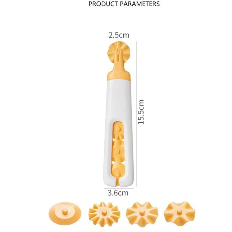 4-in-1 Pasta Cutter Wheel with Interchangeable Rollers 1