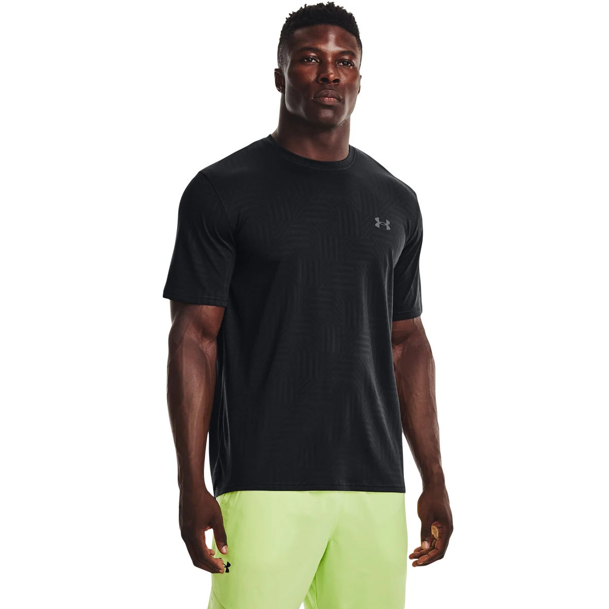 UA Vent Jacquard Men's Training Short Sleeve 1