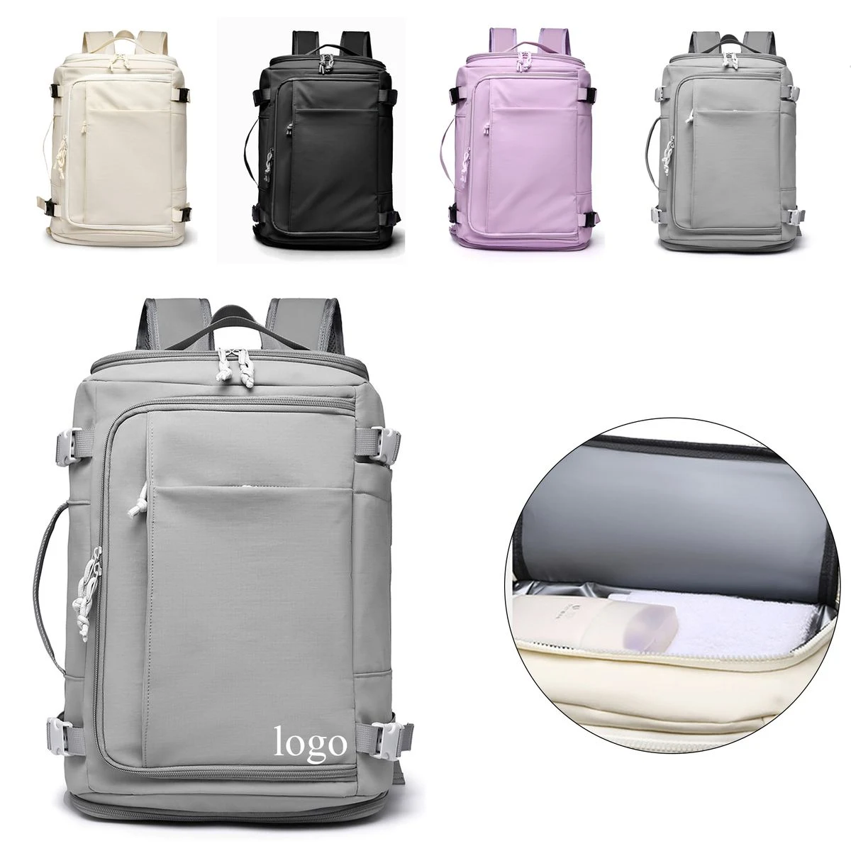 Portable Expandable Casual Travel Backpack 1