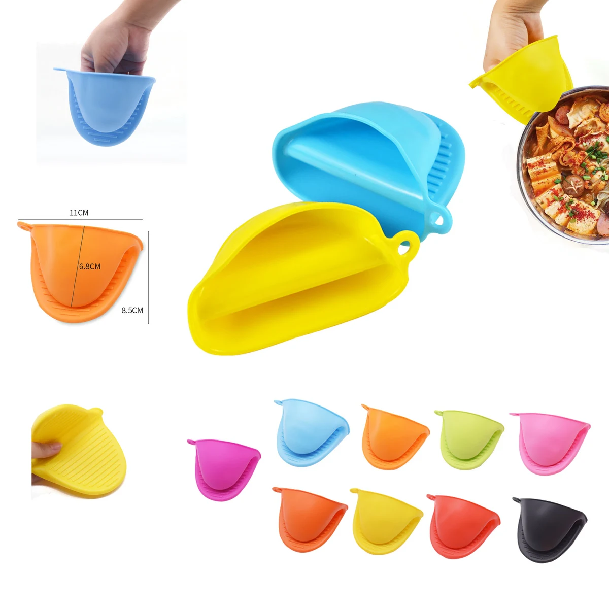 Thickened Silicone Heat Insulation Gloves 1
