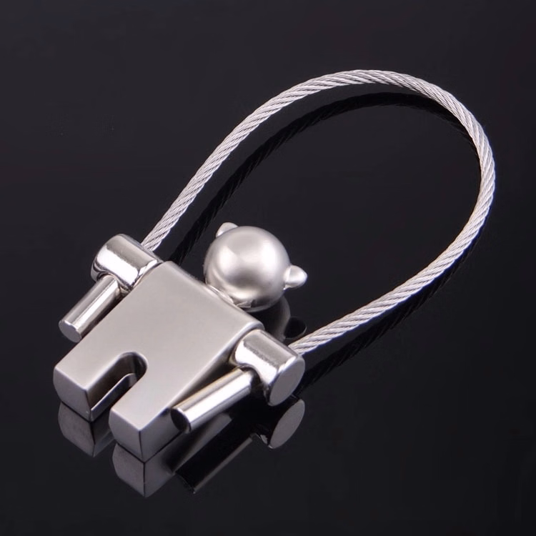 robot keychain