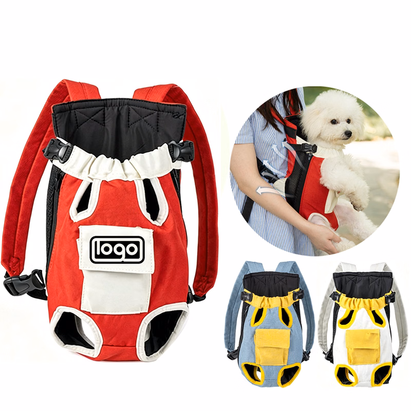 Breathable Linen-Cotton Pet Backpack Carrier