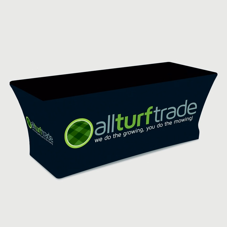 TruFit™ Table Throw, Fitted, Full-Color Table Cloth, Dye-Sublimation - 8' table runner