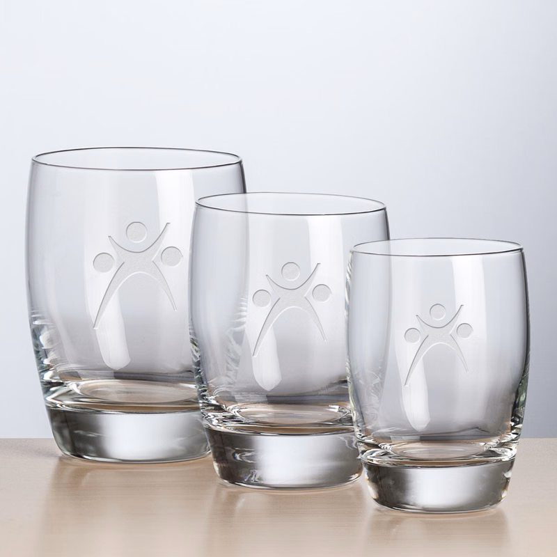 Leeds Stemless Wine - Deep Etch