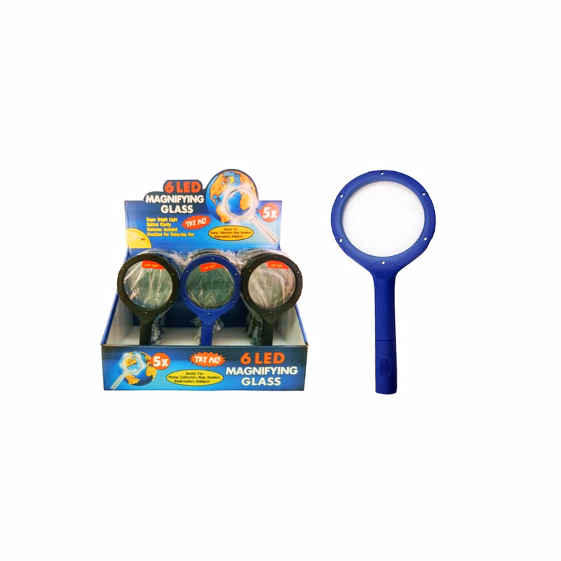 LED Magnifying Glasses Assorted