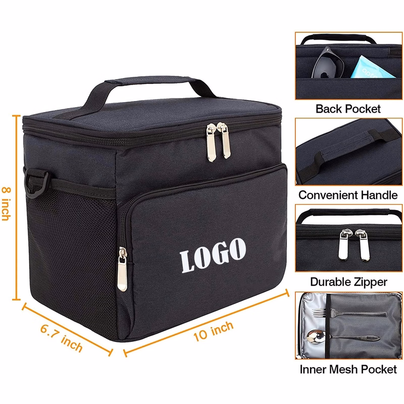 Leakproof Reusable Insulated Cooler Lunch Bag