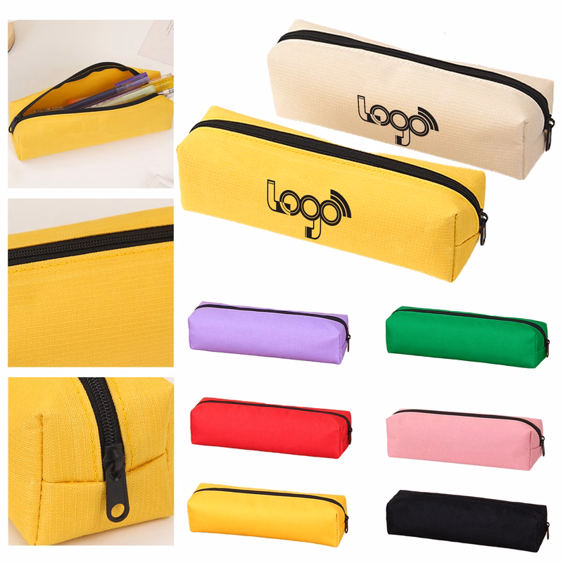 Compact Oxford Fabric Stationery Case