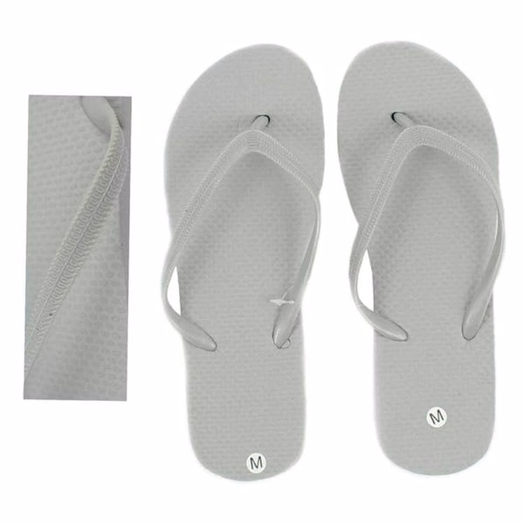 Women's Flip Flops - S-XL Matte Silver