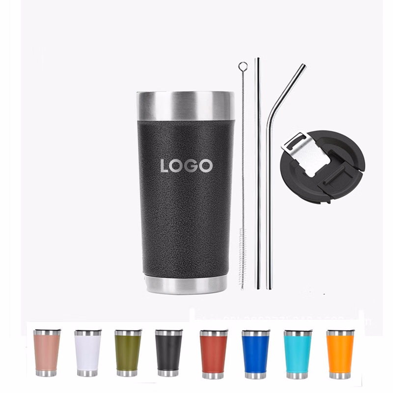 Tumbler With Lids And Straws