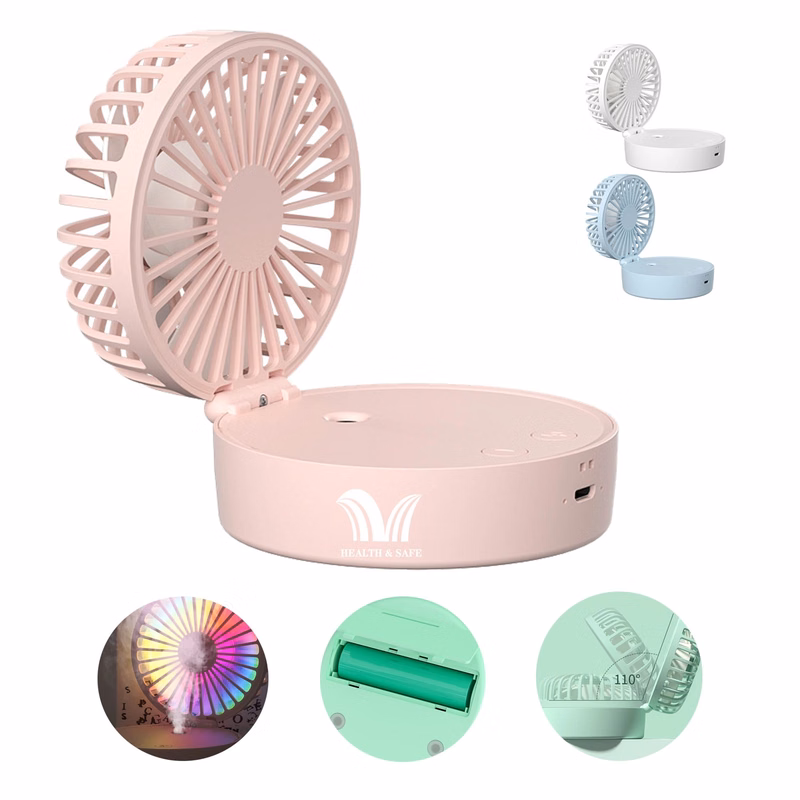 USB Rechargeable Mist Desktop Fan