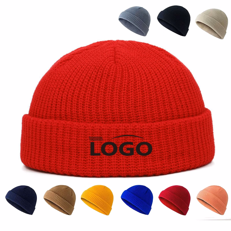 Solid-Color Cuff Beanie