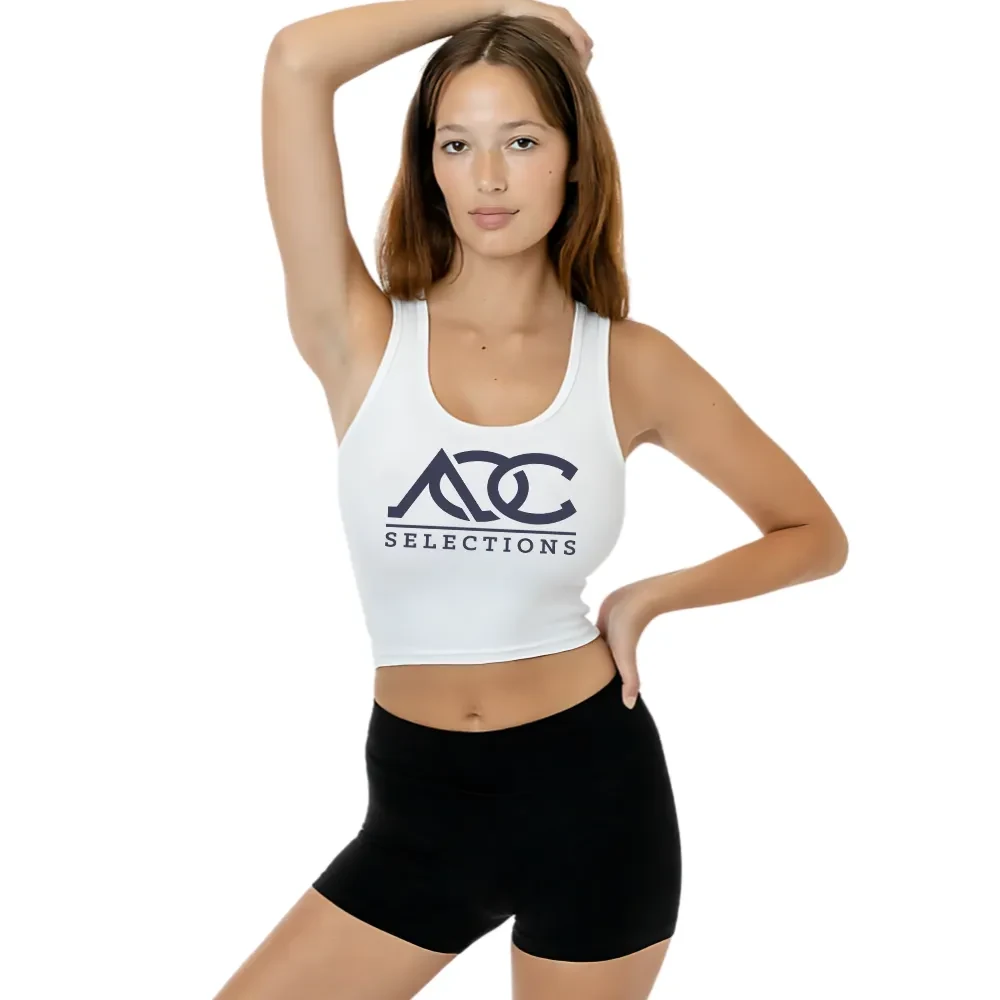 Cotton Spandex 2x1 Rib Crop 1
