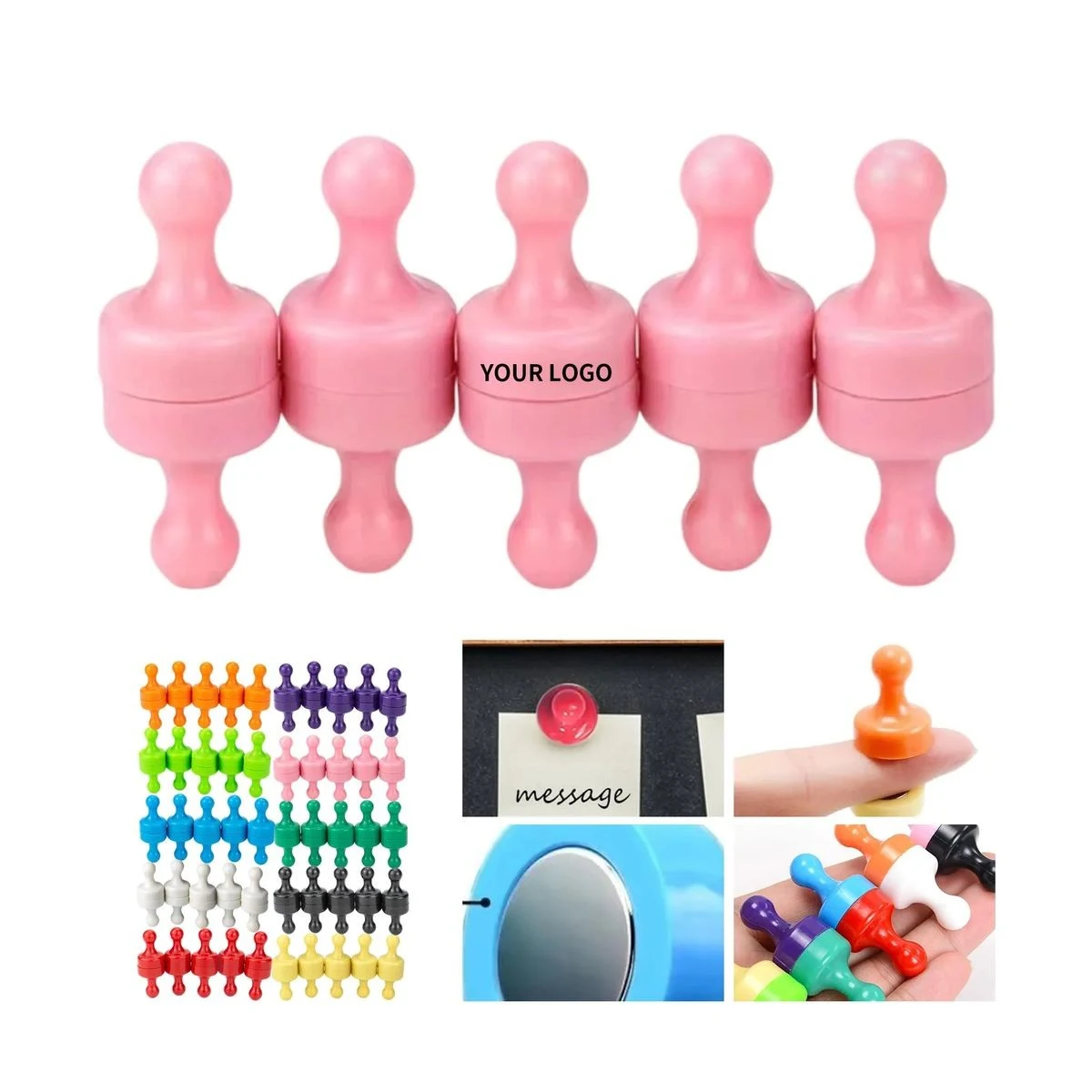 Push Pin Magnet Clip for Notes and Memos 1
