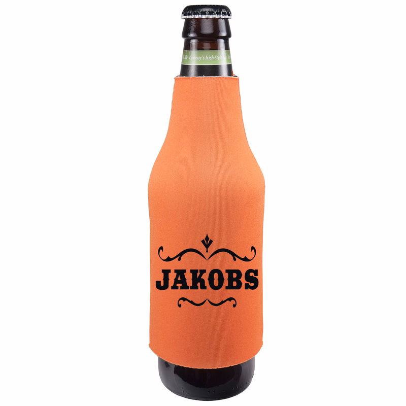 Pull Over Bottle Cooler - Two Sided Imprint