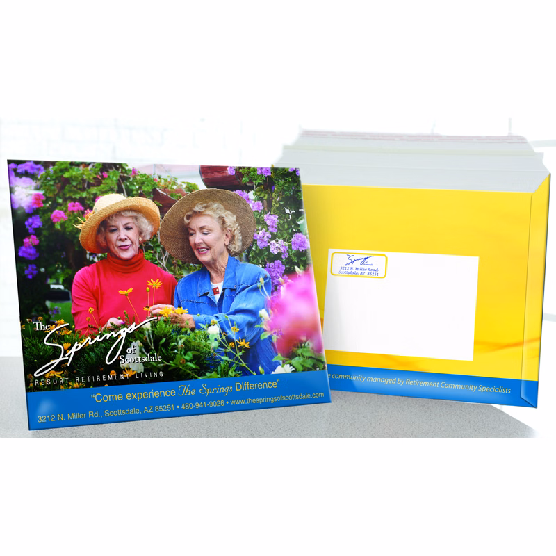 Custom Envelope (12.5" X 10") Priority Mailer *Includes Full Color W/ High Gloss Finish