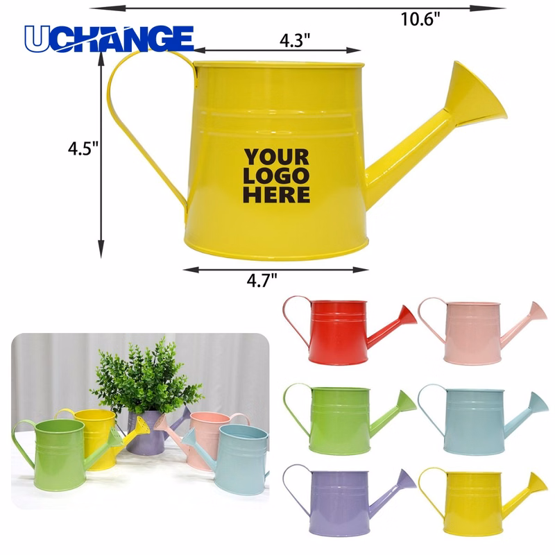 Stylish Watering Can Flower Pot Ornament