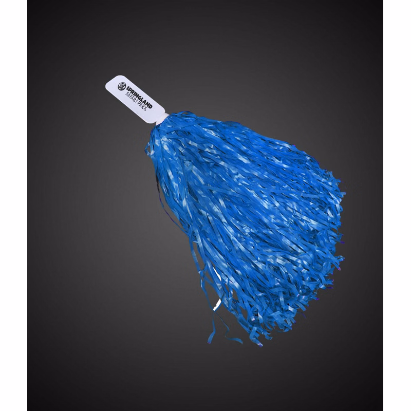 Blue 16" Plastic Pom Pom