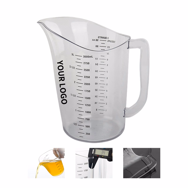 Clear Polycarbonate Kitchen Measure 2 Liter Two Quart Large Size