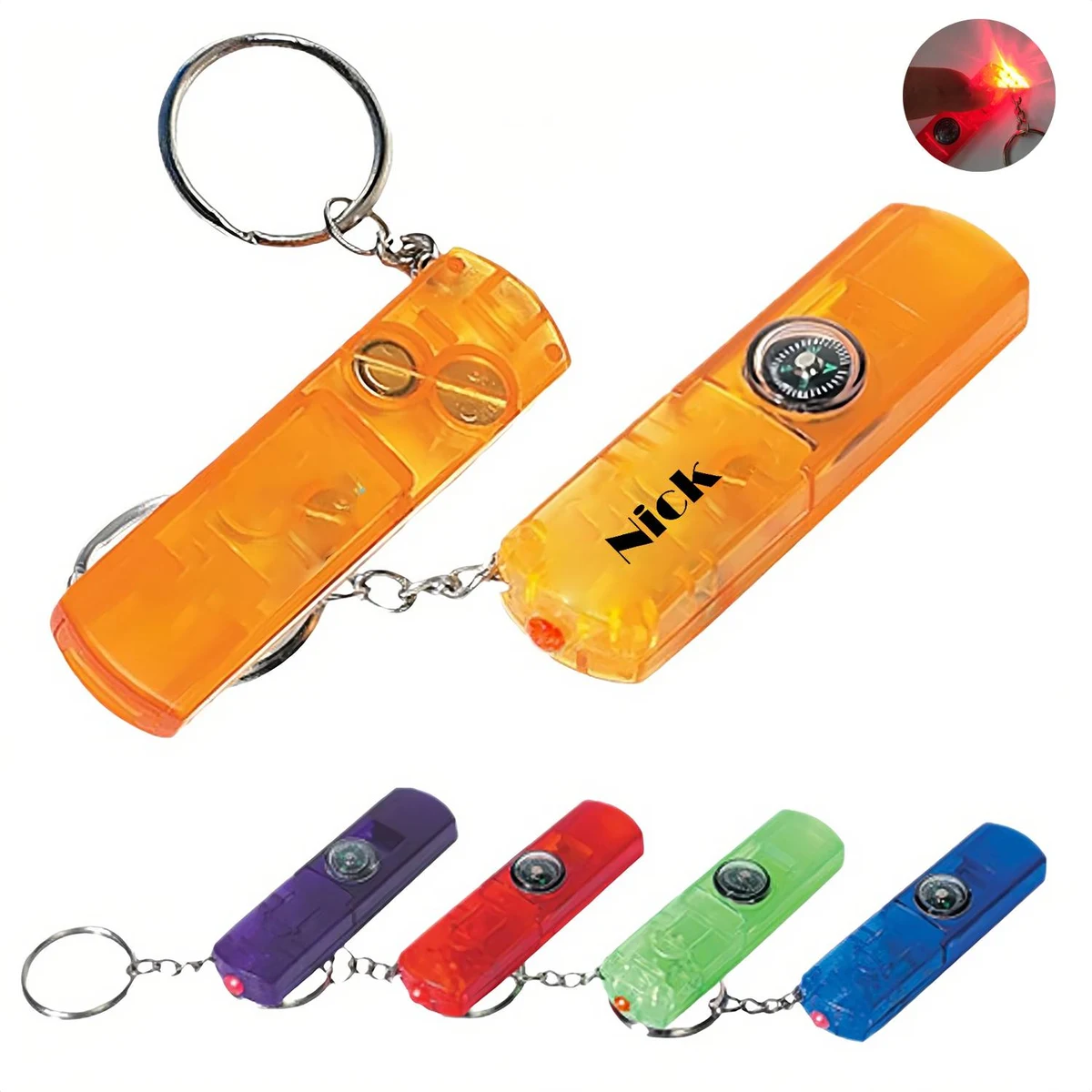 LED Whistle Compass with Light 1