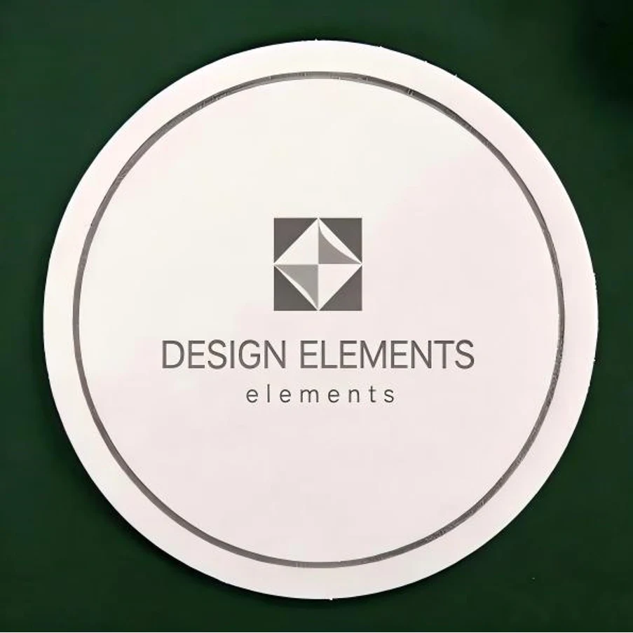 4" Round Absorbent Offset Paper Drink Coasters — 59pt Thick 1
