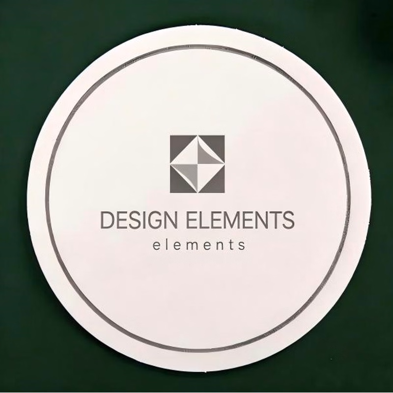 4" Round Absorbent Offset Paper Drink Coasters — 59pt Thick