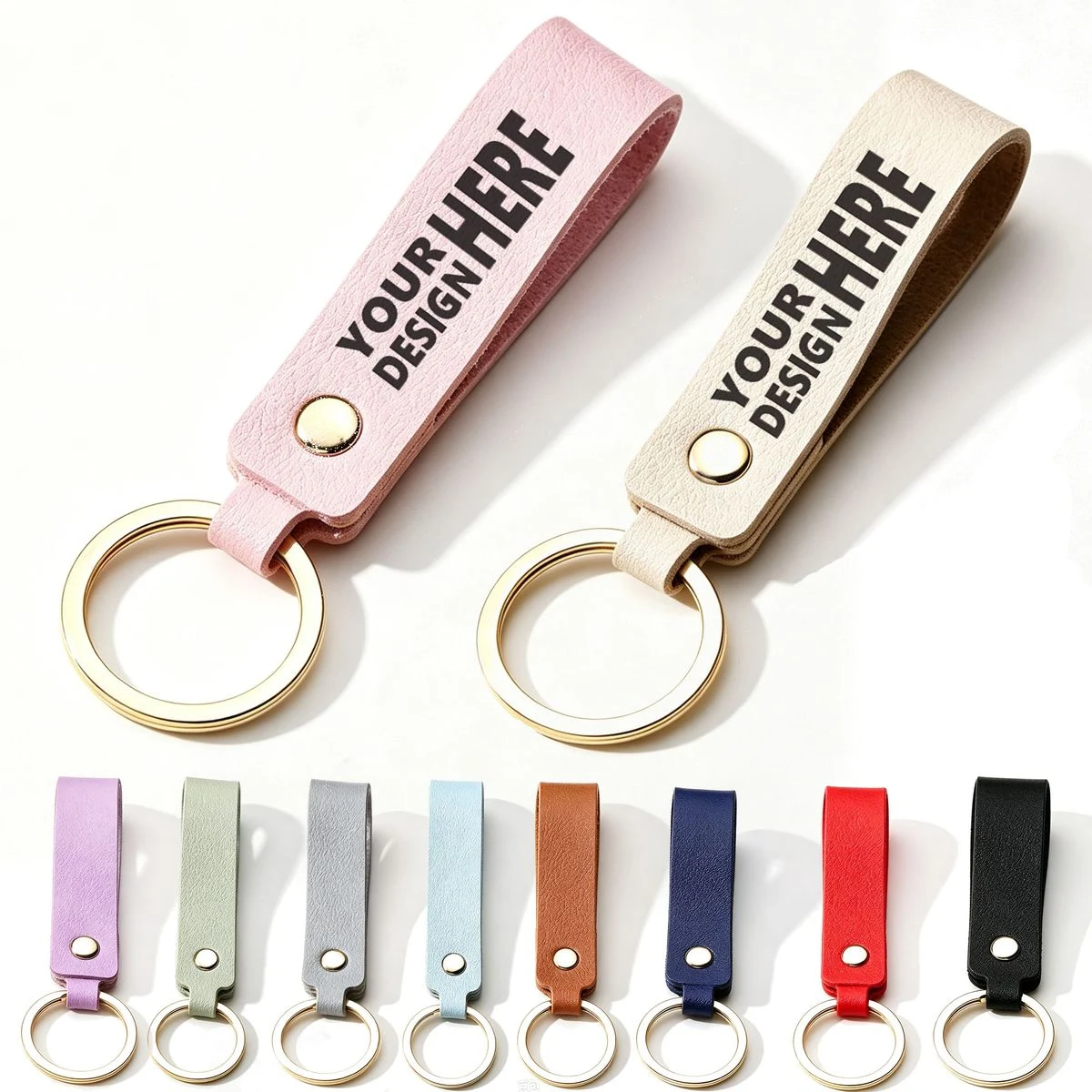 PU Leather Keychain Wrist Strap 1