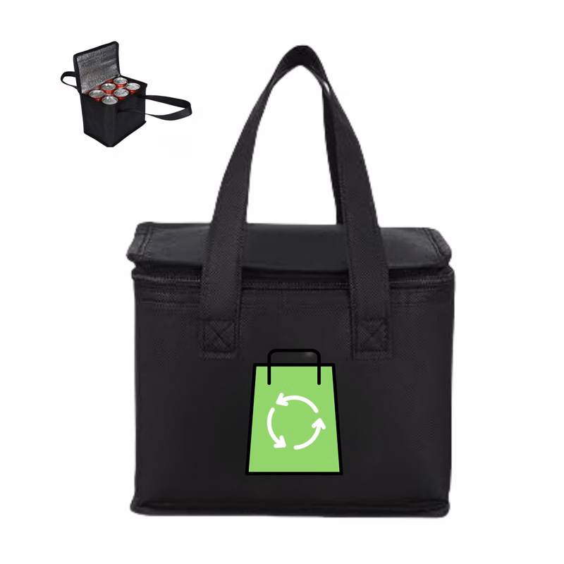 Non-Woven Thermal Cooler Bags With Zipper