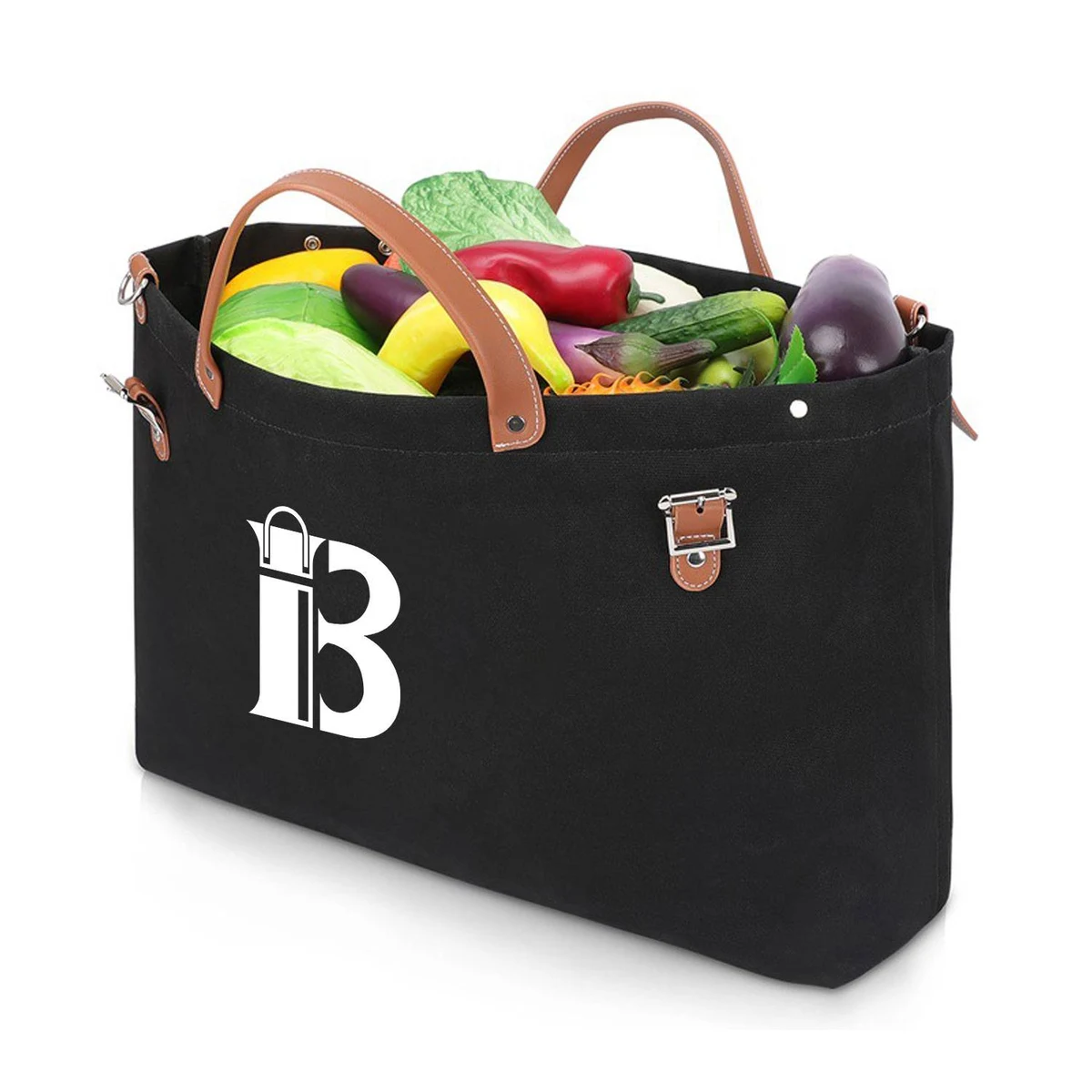Large Capacity Work Tote Bags, custom tote bag with logo imprint 1