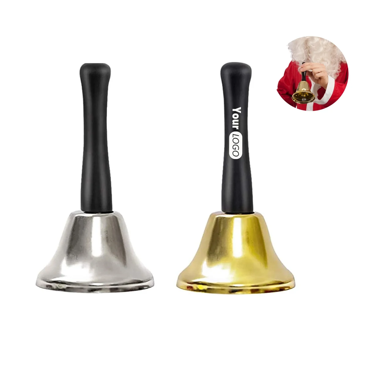Metal Christmas Hand Bell 1
