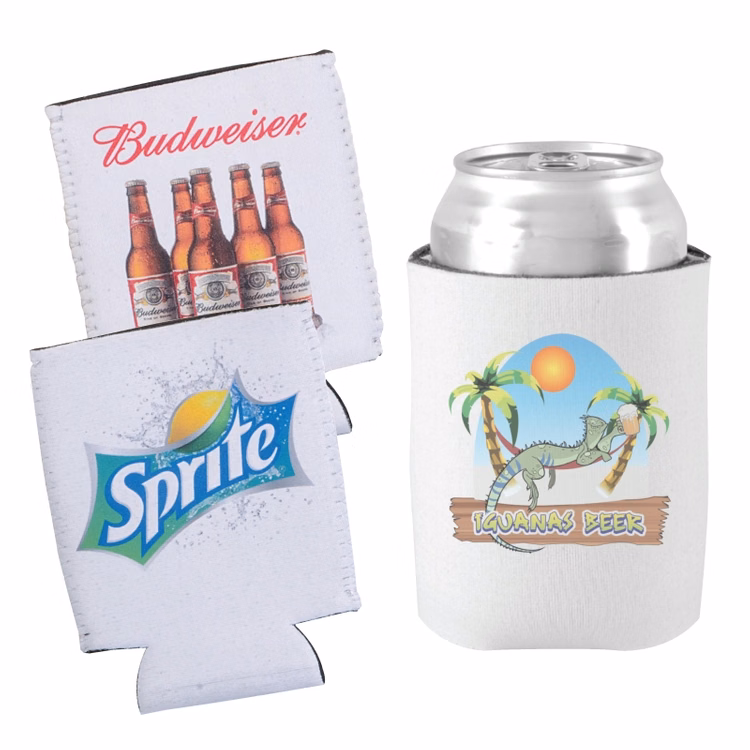 Neoprene Collapsible Can Holder w/Full Color Sublimation
