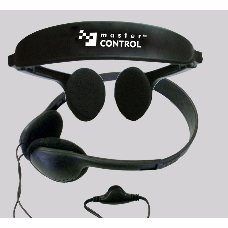 Headphones With Comfort Head Band And Volume Control
