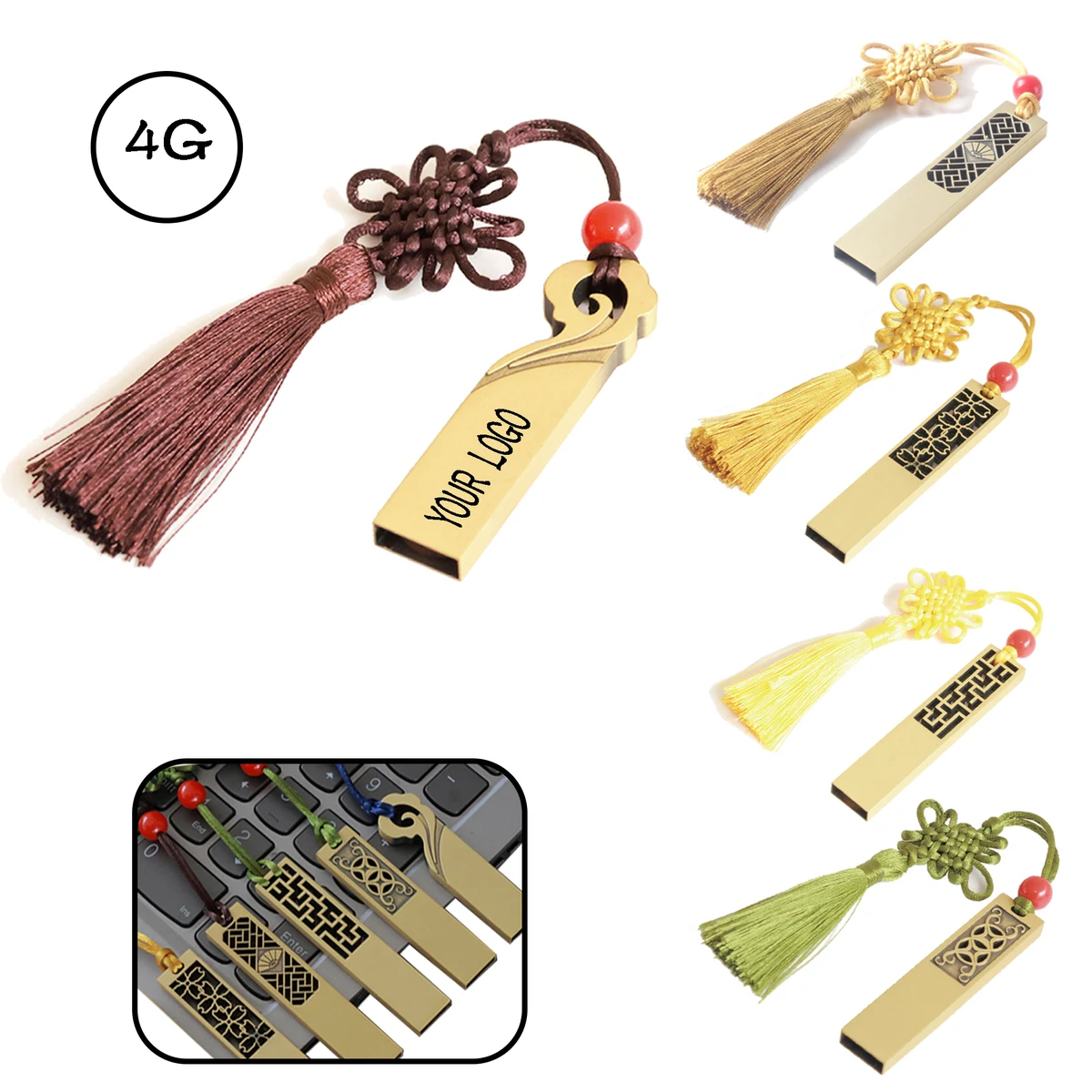 MOQ 20 PCS Chinese Knot USB Drive 1