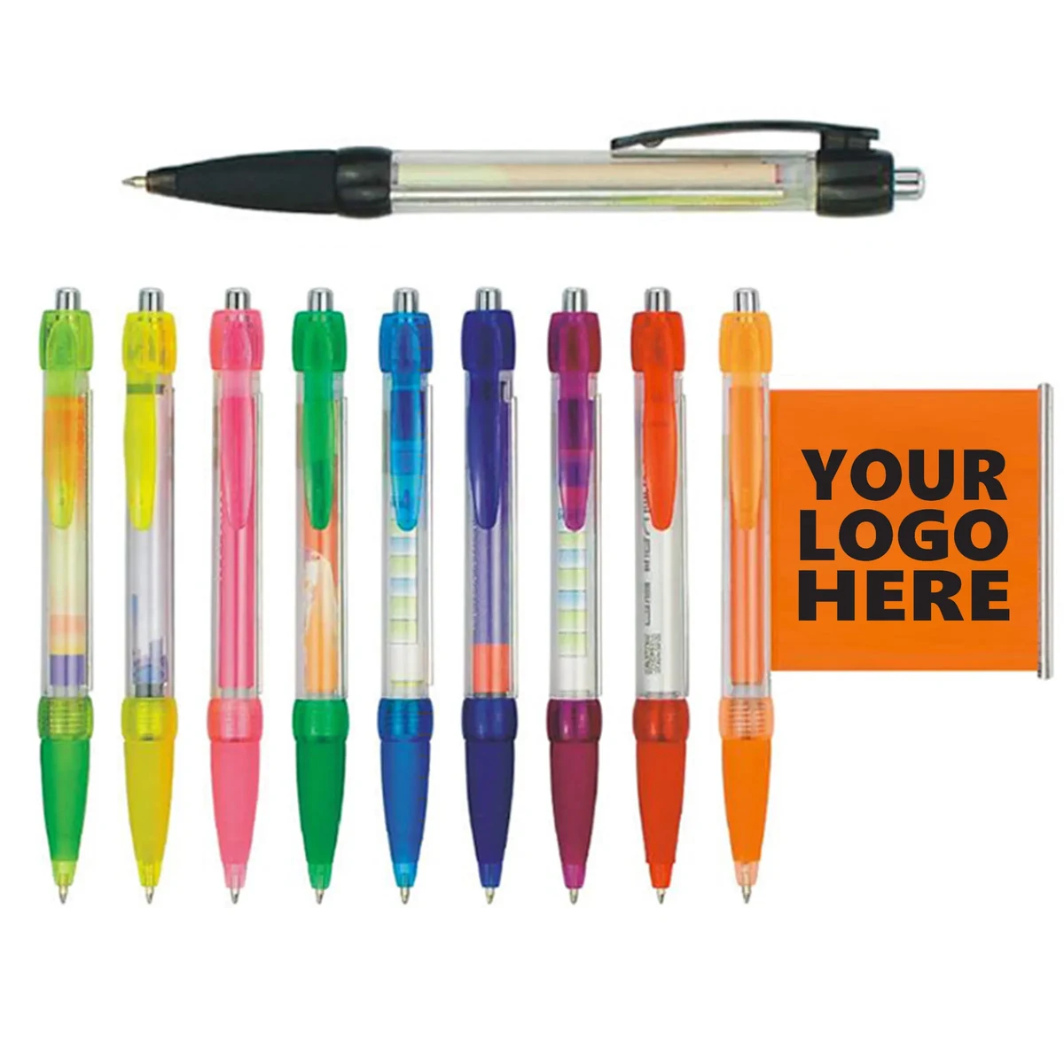 Custom Printed Banner Pen with Pull Out 1
