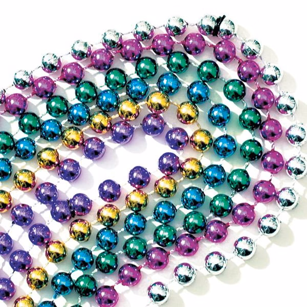 7.5 Mm Bead Necklace - Assorted Colors