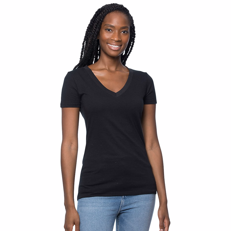 Women's Viscose Hemp Organic Cotton V-Neck