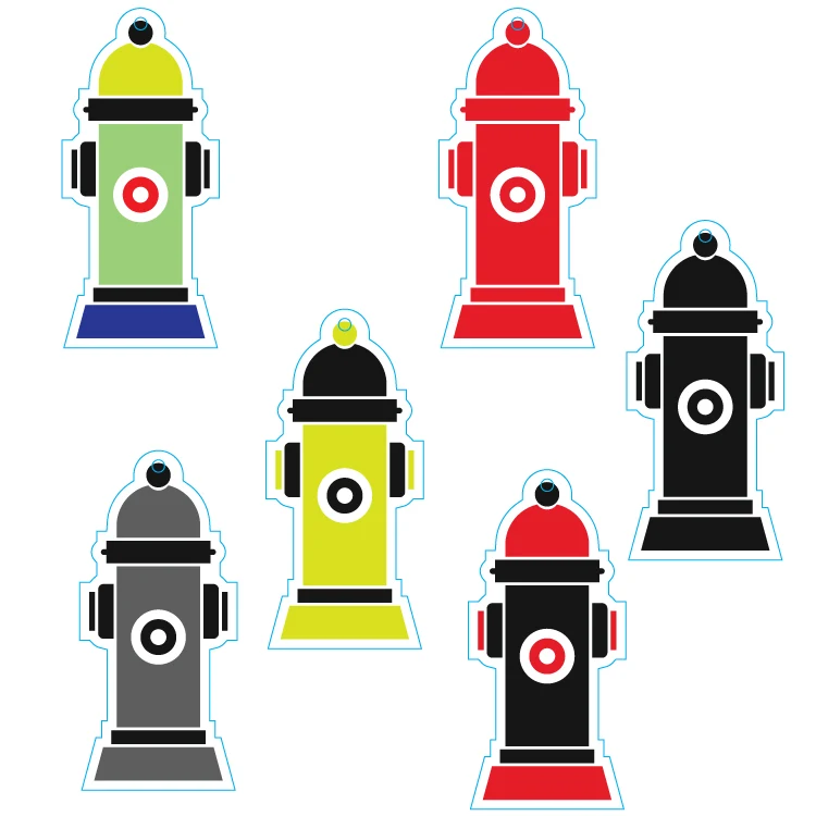 Fire Hydrant Shape Custom Air Fresheners - Top 10 Scents 1