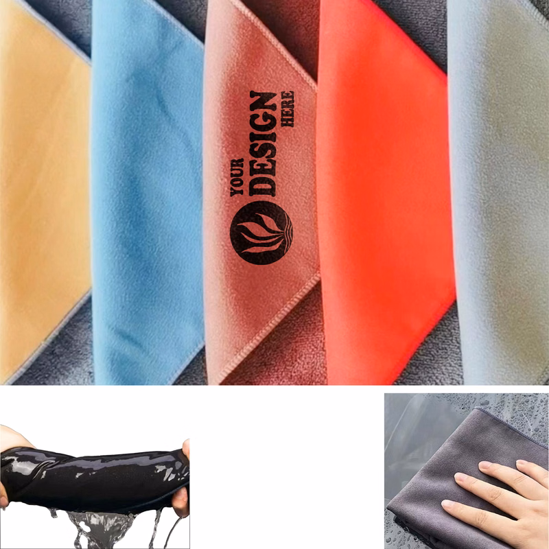 Suede Microfiber Car Cleaning Towel