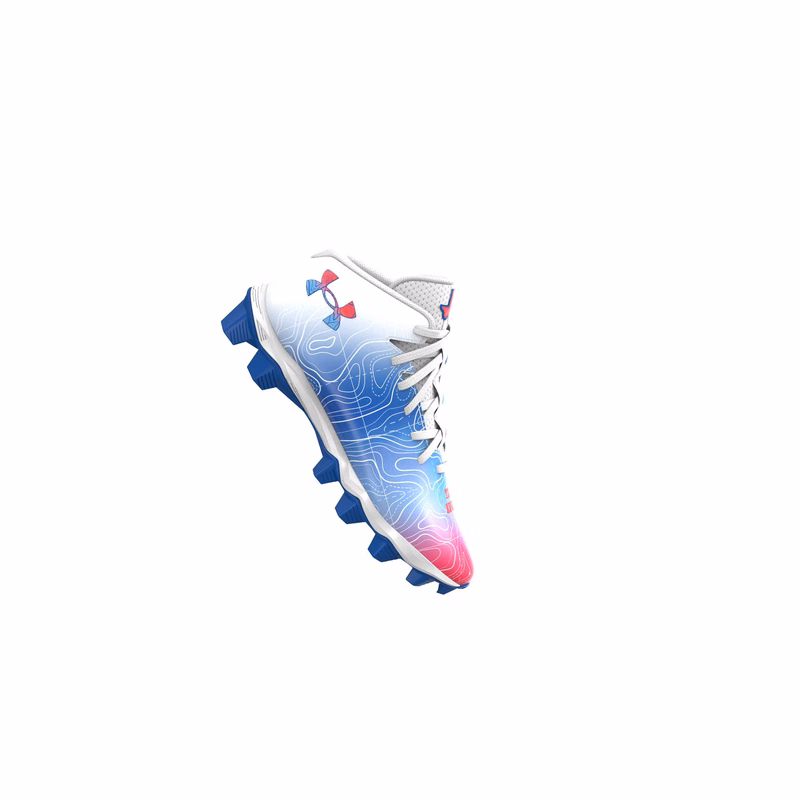 Boys' UA Spotlight Franchise 4 RM TX Jr. Football Cleats 