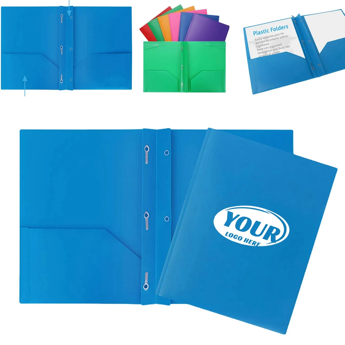 3 Hole Punch Folders With 2 Pockets 1