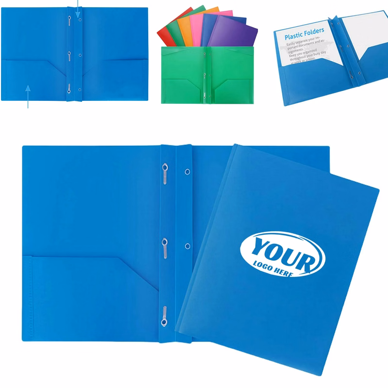 3 Hole Punch Folders With 2 Pockets