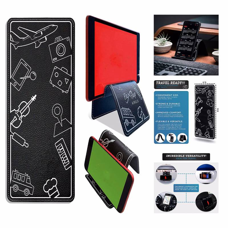 Flying Flex Flap Cell Phone Holder and Flexible Tablet Stand