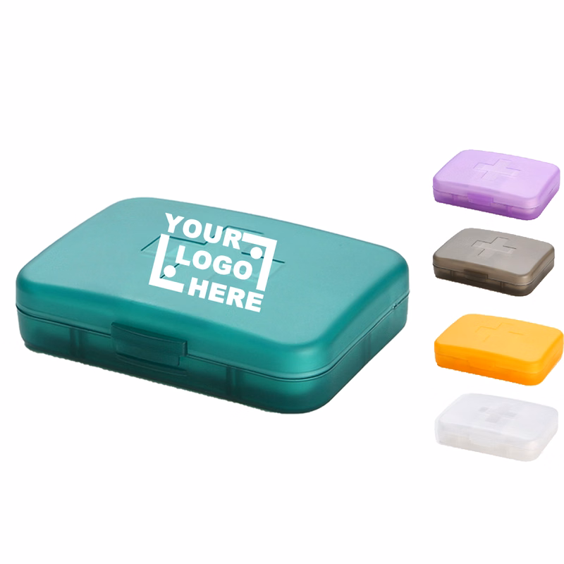 Six-Section Cross-Shaped Pill Case