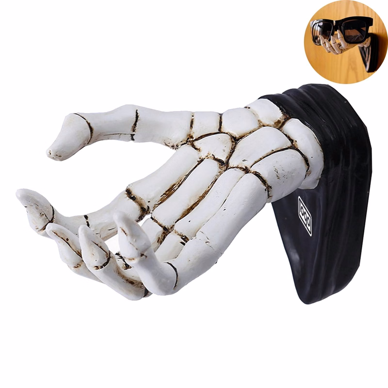 3D White Bone Claw Wall Hook