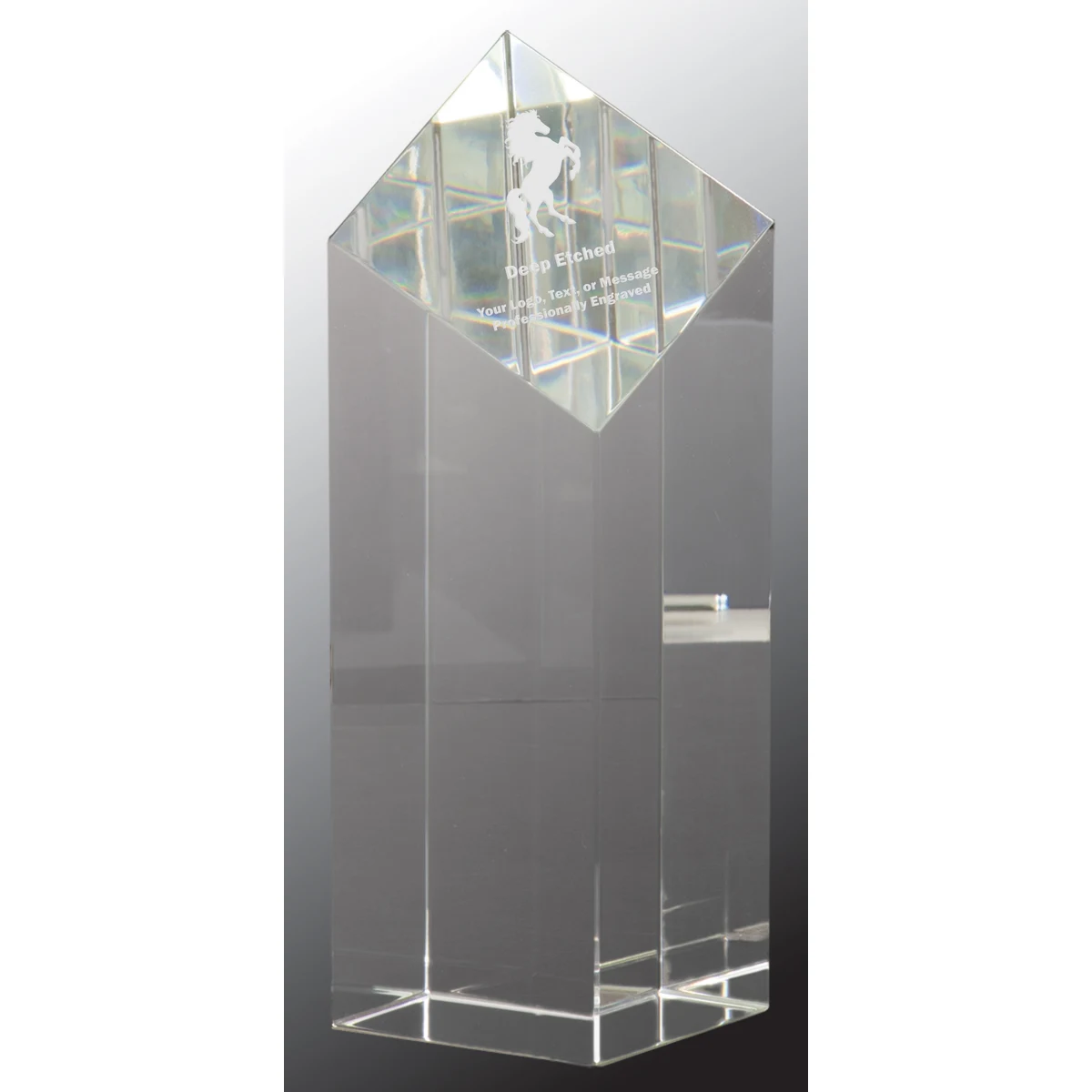 7" Crystal Diamond Top Pillar Award 1