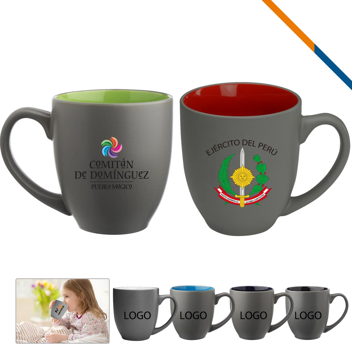Bahug Ceramic Mug - 16 OZ. 1