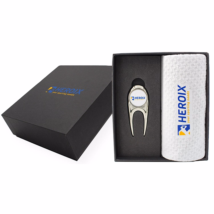 Scotsman's Divot Tool and Dormie Towel Mini Presentation Box